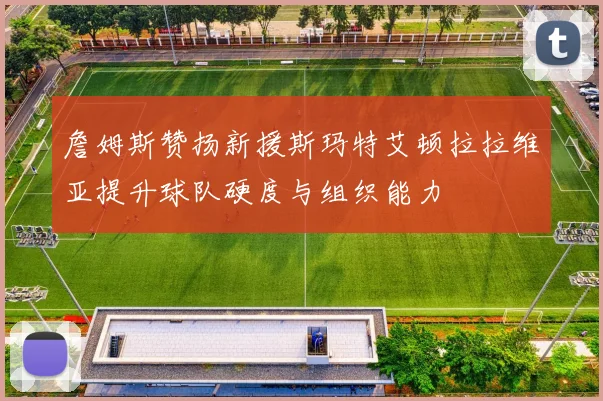 詹姆斯赞扬新援斯玛特艾顿拉拉维亚提升球队硬度与组织能力
